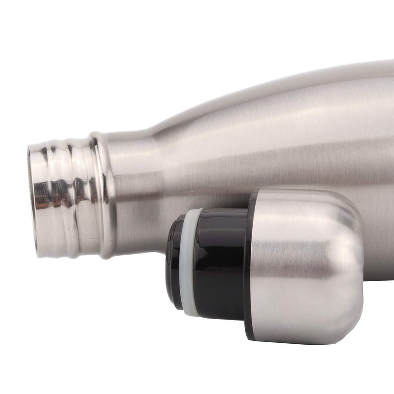 Gteller Double Wall 18/8 Stainless Steel Vacuum Cola Shape Bottle, Narrow Mouth Thermo Flask Keeping Warm and Cold 350ml 500ml 750ml 1000ml (350ml) - Image 4